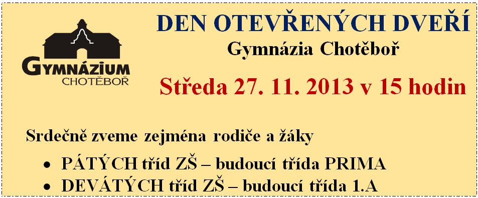 Den otevřených dveří 2013