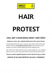 Hair protest